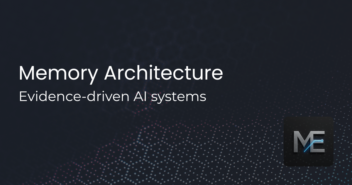 Issue #20: Production Memory Architecture for AI Systems